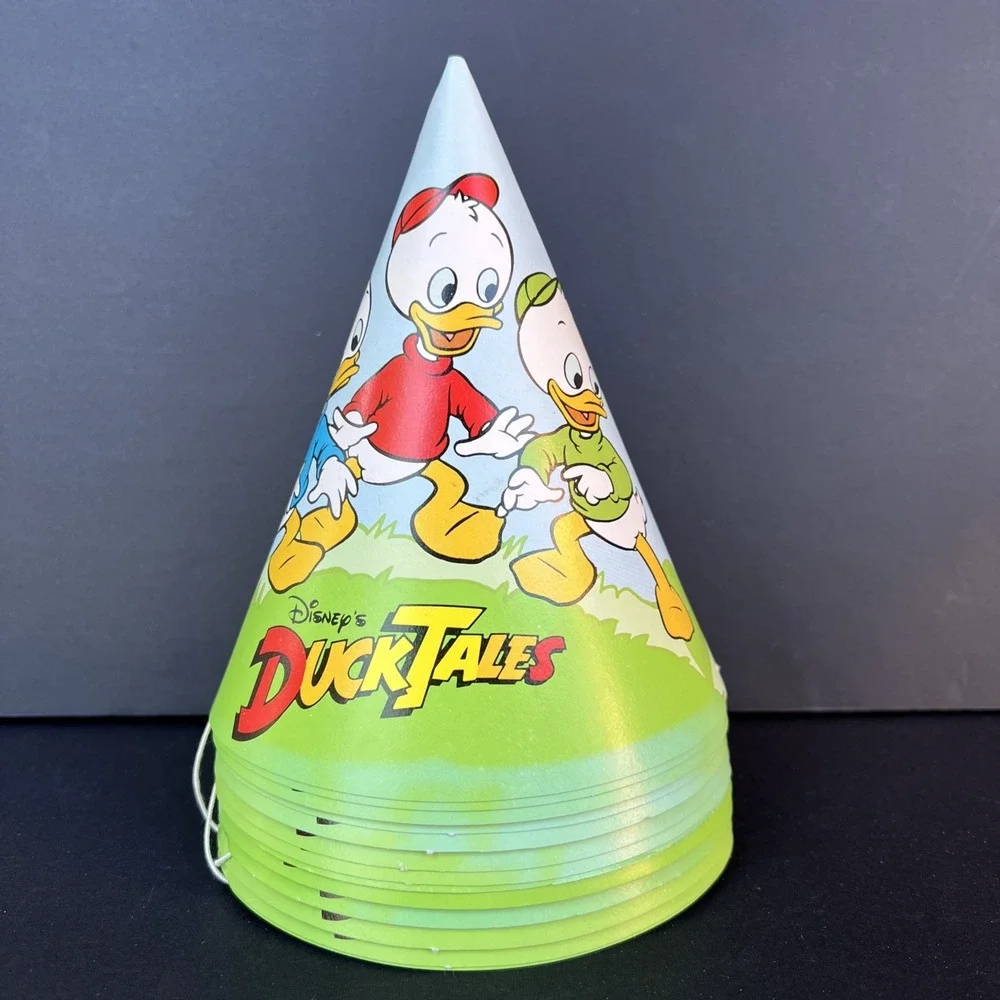 VTG Disney DuckTales Party Hats Set of 13 Huey Dewey Louie 1980s Unused